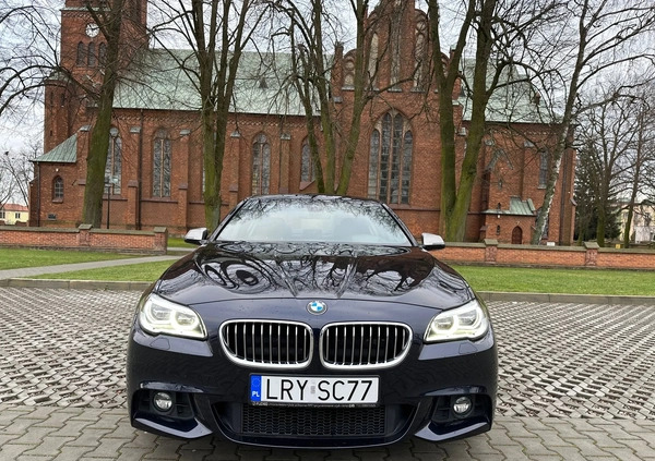 BMW Seria 5 cena 79500 przebieg: 83000, rok produkcji 2014 z Ryki małe 704